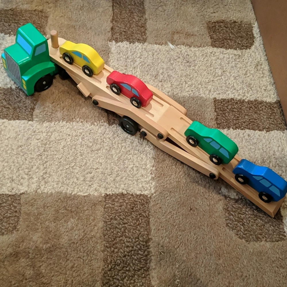 PERFECT XMAS GIFT Wooden Car set